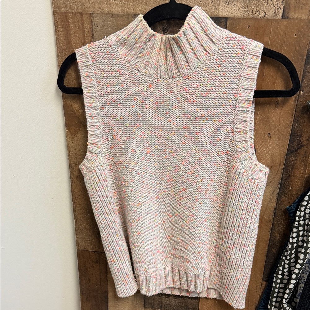 Anthropologie Speckled Knit Tank Top. Sold